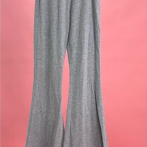 Aerie Gray Flared Pants